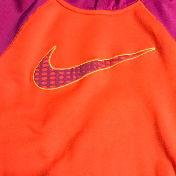 Purple and Orange Nike hoodie - Picture 3 of 4
